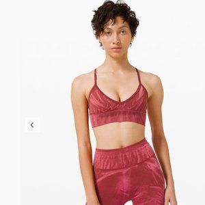 Lululemon Ebb to Street Bra in Chianti